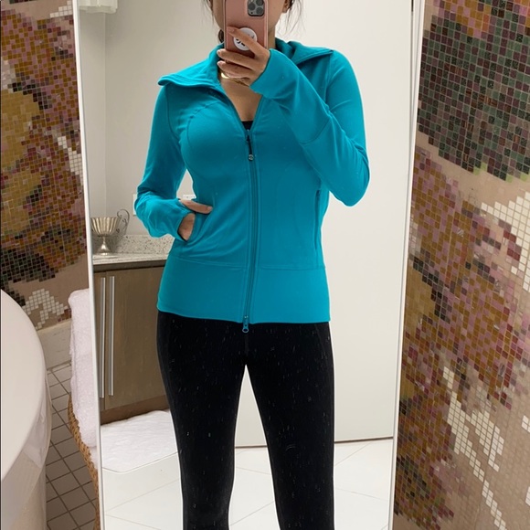 Teal Lululemon Workout Jacket